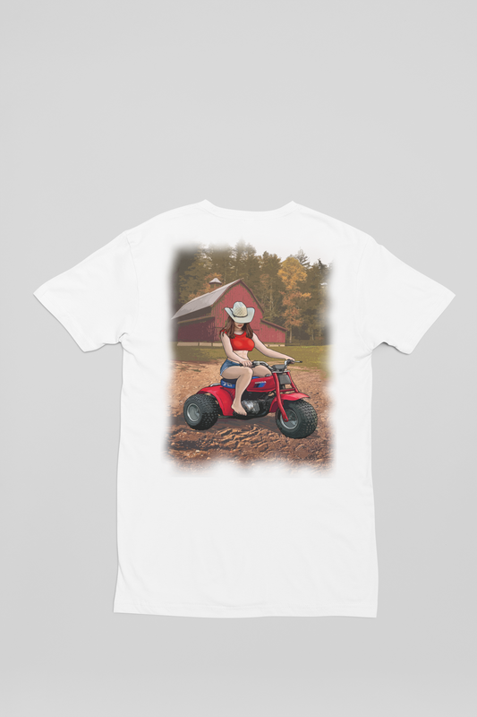 Cowgirl Saddles Up the 70 T-Shirt