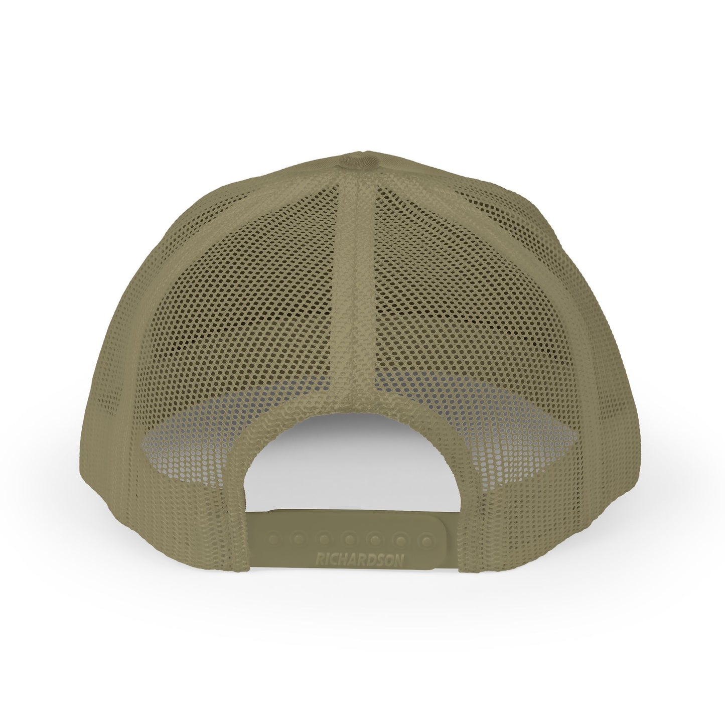 Embroidered Trucker Cap — Charcoal / Army Green