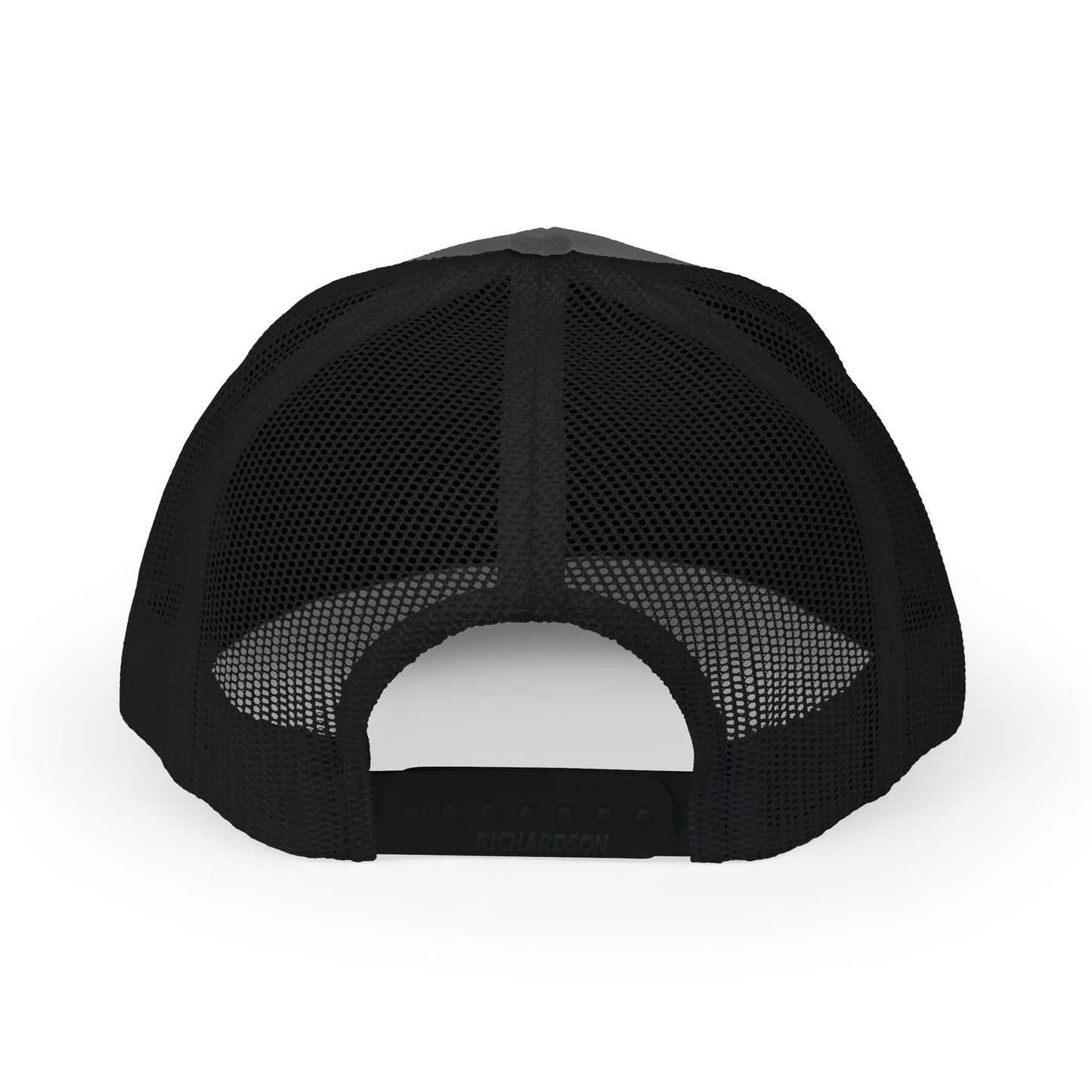 Embroidered Trucker Cap — Charcoal / Army Green